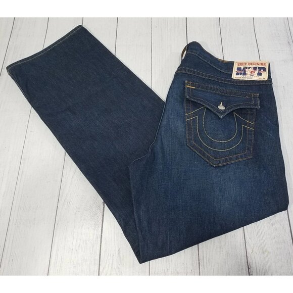 True Religion MVP Collection Point Guard Jeans Mens Size 42 Made in USA